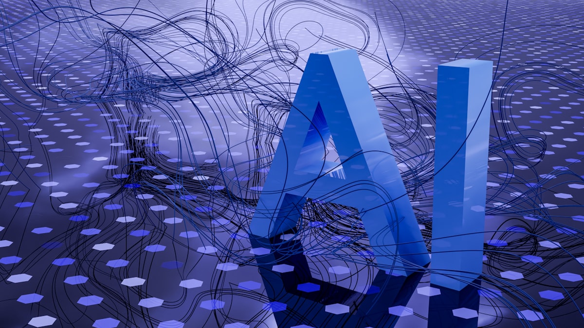 Founder using AI-powered tools for social media content creation on a laptop
